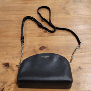 Kate Spade Spencer Double-zip Dome Crossbody BLACK